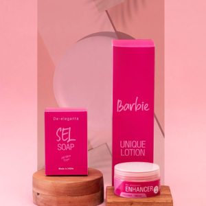 Unique Barbie Kit (Lotion, Soap, Scrub)